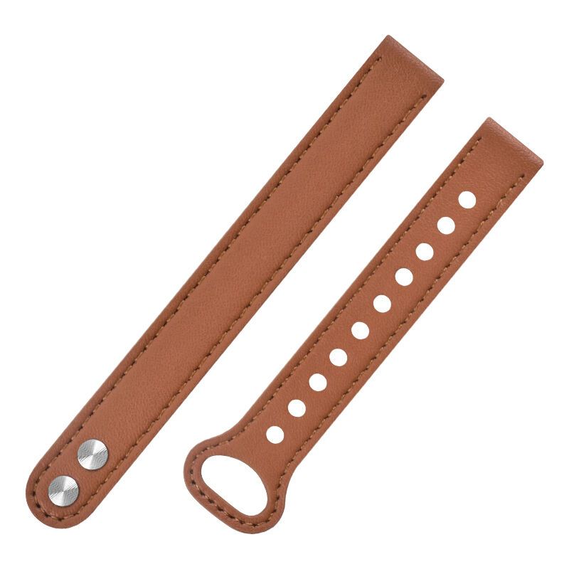 Steel Buttons, Waterproof Genuine Leather Strap
