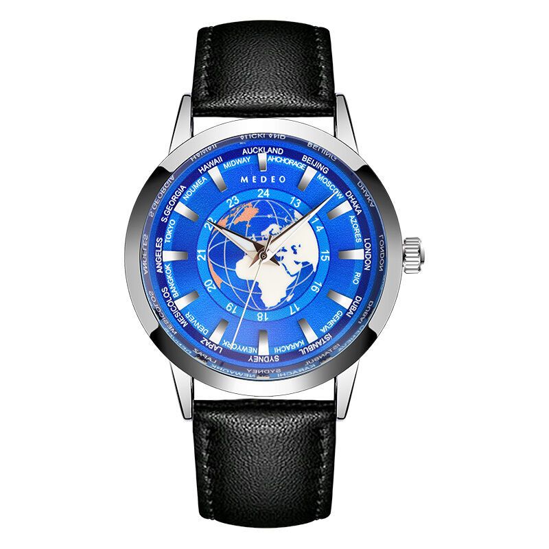 World Map Dial Quartz Watch·MD860G Wholesale