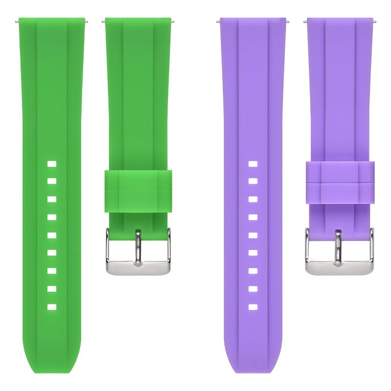 Clear Soft Silicone Strap · Customizable Logo