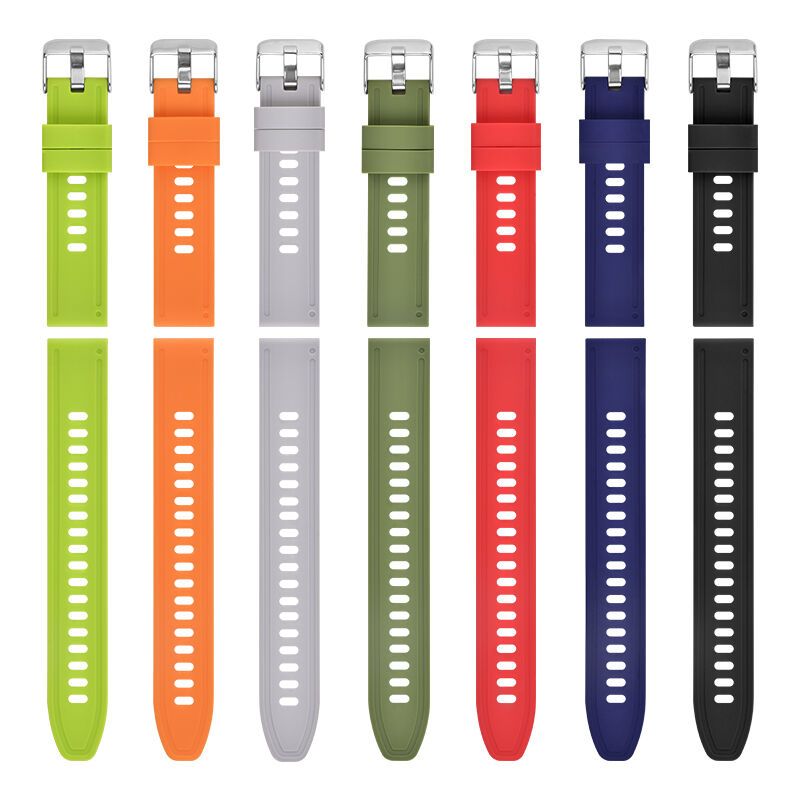 Quick-change 18/20/22mm Silicone Watch Straps · Customizable Logo